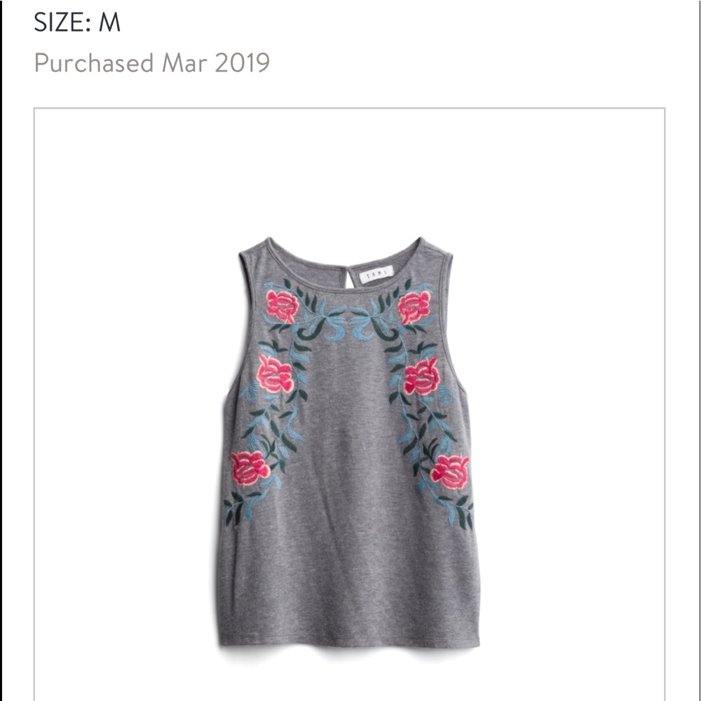 Knit top sleeveless